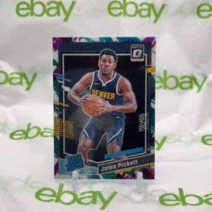 2023-24 DONRUSS OPTIC BASKETBALL JAZZ PRIZM RATED ROOKIE SP #215 JALEN PICKETT - Picture 1 of 2