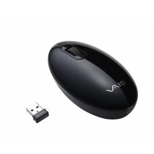 Nowa oryginalna bezprzewodowa mysz laserowa SONY VGP-WMS30 czarna nano 2,4 GHz do komputera VIAO - Zdjęcie 1 z 6