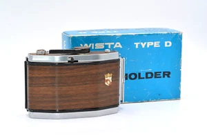 【NEAR MINT IN BOX】 Wista 4x5 Roll Film Holder Type D From JAPAN - Picture 1 of 8