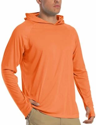 Tacvasen UPF50+ Hombres Protección Solar Piel Camisetas Pesca Exterior Informal Sudaderas con Capucha Foto 1 de 4