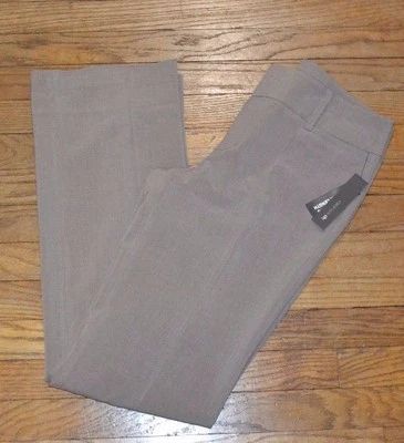 Pantalones de vestir AB STUDIO caqui tostado pierna recta talla 6L 14L longitud más larga Foto 1 de 4