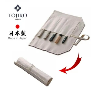 Japanese Tojiro F-359 Storage Canvas Knife Pocket Case Roll F359 Made in Japan - Picture 1 of 4
