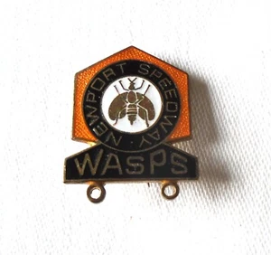 Newport Speedway Wespen Emaille Pin Abzeichen von W.Reeves & Co. - Bild 1 von 2