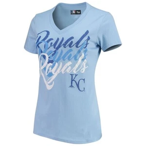 Kansas City Royals MLB G-III Women’s V-Neck T-Shirt - Picture 1 of 7