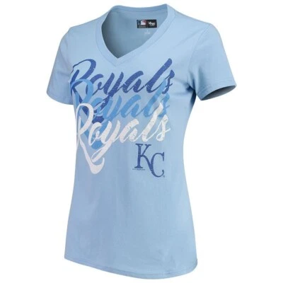 Kansas City Royals MLB G-III Women’s V-Neck T-Shirt - Image 1 of 4
