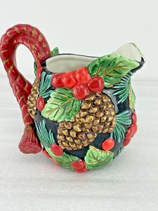 Fitz & Floyd HOLIDAY PINE Creamer ottime condizioni - Foto 1 di 12