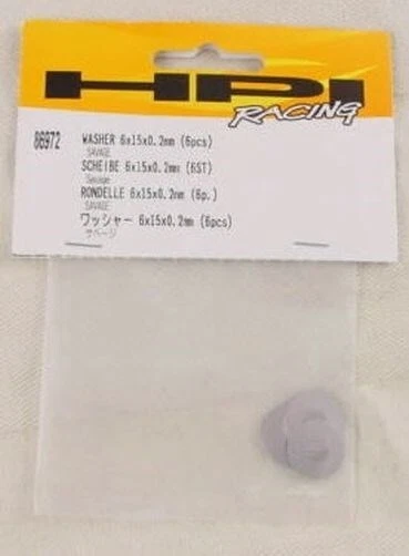 HPI Savage Washer 6x15x0.2mm HPI86972 - Image 1 of 1