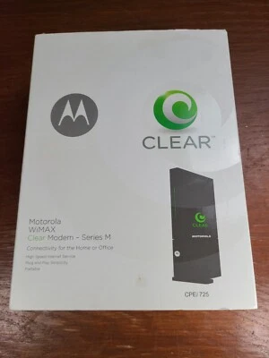 Motorola WiMAX CLEAR Modem Series M 4G CPEi 725 Dual Integrated Antenna - Image 1 of 4