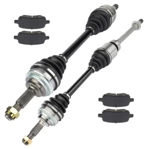 Eje delantero CV eje y pastillas de cerámica de freno para Toyota Solara SE 2,2 L 1999-2001 - Imagen 1 de 9