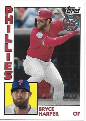 2019 Topps Update Baseball '84 Topps Bryce Harper Phillies - Image 1 of 2