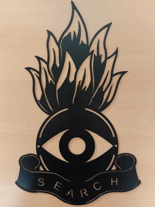 Steel RE Search Badge - Picture 1 of 1