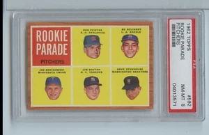 1962 Topps Rookie Parade Pitchers #592 PSA 8 - Picture 1 of 2
