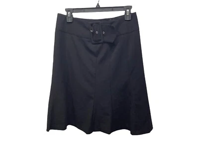 Falda Joe Benbasset Talla 5 Negra Panel Acampanada Elastizada Hasta la Rodilla Para Mujer De Colección Foto 1 de 4