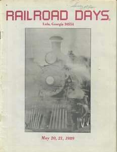 Lula, Ga- 1989 Railroad Days Program dedicated to Claude Kelley and Clyde Pirkle - Picture 1 of 1