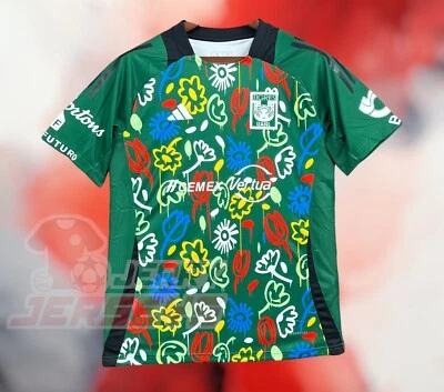 ADIDAS TIGRES UANL EARTH DAY GREEN MEN JERSEY