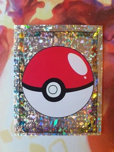 Pokeball Holo S24 1999 Merlin Pokemon Sticker LP-NM - Picture 1 of 3