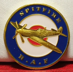 Aviation medal token Spitfire 31mm Airplane Great Britain UK RAF Horsa - Picture 1 of 2