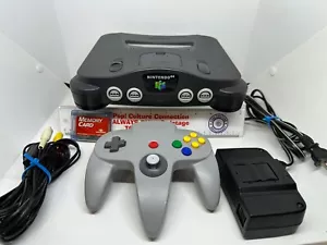 1996 Original Nintendo N64 NUS-001 System With Controller Works Inv-1194 - Picture 1 of 12