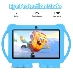 Blue 7-inch Kids Tablet, 2GB/32GB, MTK8321, Android 7, 0.3MP+2MP, 2000mAh - Picture 1 of 10
