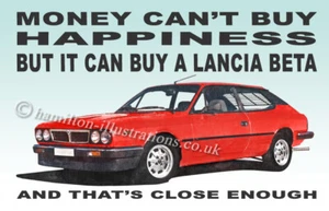 Imán para nevera Lancia Beta HPE. Idea de regalo de cumpleaños de Navidad - Imagen 1 de 1
