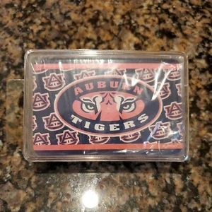 Tarjetas de juego Auburn Tigers NCAA con licencia oficial logotipo de equipo póker - Imagen 1 de 3