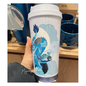 Starbucks Korea 2024 New Year Elma Blue Dragon Tumbler 473ml Limited Edition - Picture 1 of 4