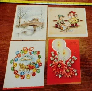 4 VINTAGE GREETING CARDS FROM 1947 {09} - Picture 1 of 8