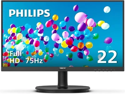 PHILIPS 22 inch Class Thin Full HD (1920 x 1080) 75Hz 221V8LN - Image 1 of 4