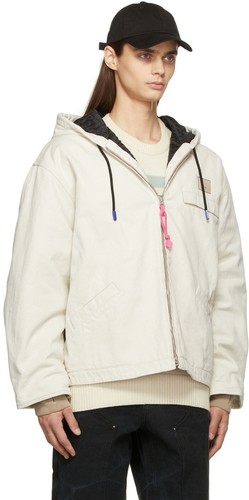 Acne Studios Giacca di Tela Imbottita Beige UNISEX XXS Oversize (Org ~ $600)