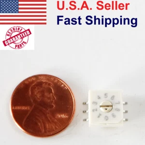 Interruptor DIP giratorio codificado por BCD Grayhill 94HAB10WT 10 posiciones SMD - Imagen 1 de 4
