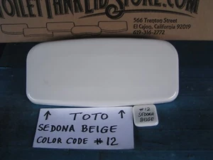 Toto ST 864 Coperchio serbatoio WC 864 SEDONA BEIGE CST864 #12 adatto a 3C - Foto 1 di 1