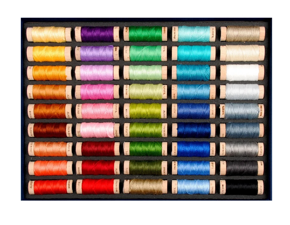 Aurifil Best Selection Cotton Floss 45 Small Spools ABSCAF45C - Image 1 of 1