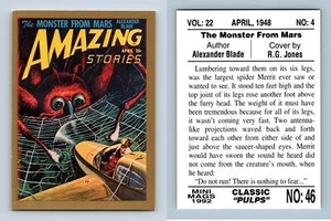 Caught #46 Classic Pulps 1992 Sperry Mini Mags Trading Card - Picture 1 of 1