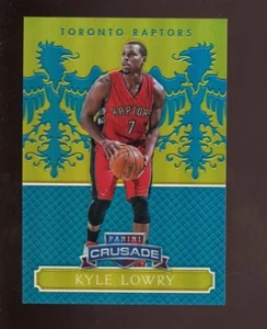 2014-15 PANINI EXCALIBUR KYLE LOWRY CRUSADE TEAL #7 01/35 - Picture 1 of 2