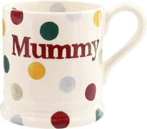 Emma Bridgewater Handmade in UK 1/2 Pint Becher - Classic - POLKA DOT MUMY - Bild 1 von 1