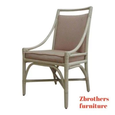 Sillón de escritorio Regency vintage de mediados de siglo de ratán Foto 1 de 4