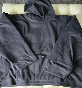 Yeezy / Gap Polar Fleece Padded Hoodie Black Size Medium - Bild 1 von 7
