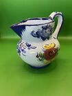 Vintage Alcobaca Potugal Hand Painted Pottery Pitcher