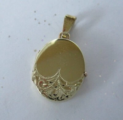 Anhänger, Medaillon, Gelb-Gold 585 - Bild 1 von 4