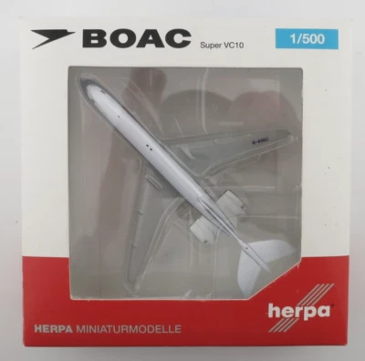 Herpa BOAC-Cunard Vickers Super VC10 Model - 1:500 - 523684 - Image 1 of 4