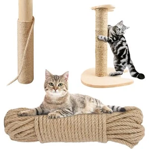 Replacement Cat Scratching Post Sisal Rope - Hemp Rope for Cat Tree And Tower - Picture 1 of 6