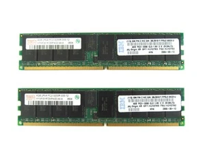 IBM 41Y2703 8GB 2X 4GB KIT PC2-3200 CL3 ECC DDR2 SDRAM RDIMMS 8z - Picture 1 of 2