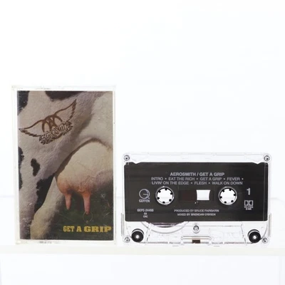 Aerosmith Get A Grip Cassette Tape Geffen 1993 - Image 1 of 2