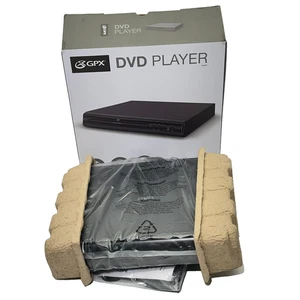 GPX D200B DVD CD Player Black Progressive Scan Digital Audio Coaxial with Box - Picture 1 of 5