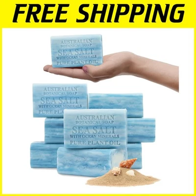 Natural Sea Salt Soap Bars - Enriched with Shea Butter - Image 1 of 4
