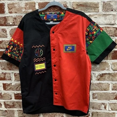 Nike Urban Jungle Gym Spike Lee Baseball Jersey 1992 Reissue 100% Cotton Size M - Image 1 of 4