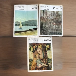 3 Pinacoteca De Los Genios Editorial Art Bücher Cover Corot Crivelli Pissaro - Bild 1 von 18