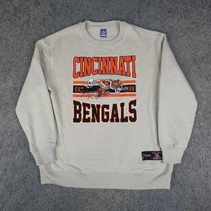 Cincinnati Bengals Sweatshirt Mens Medium NFL Crewneck Throwback Vintage Logo - Bild 1 von 11