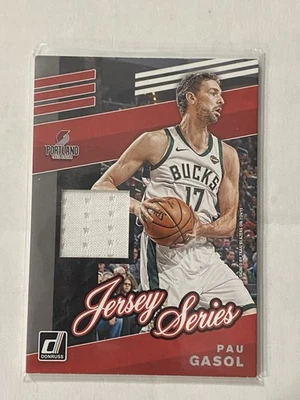 2019-20 Panini Donruss - Jersey Series Pau Gasol #JS-PGS - Bucks - Image 1 of 2