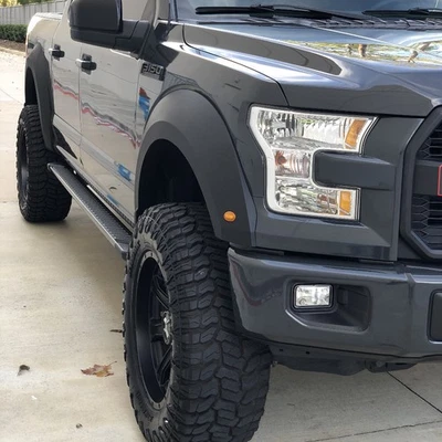 4* Fender Flare para Ford F150 Styleside 2015 2016 2017 con luz LED estilo Raptor Foto 1 de 4